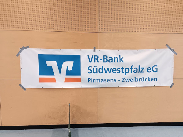 Werbebanner der Raiffeisenbank